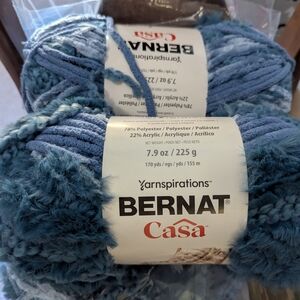 Bernat Casa Yarn in Blue